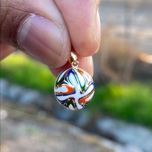 14k Solid Gold FIFA soccer ball pendant